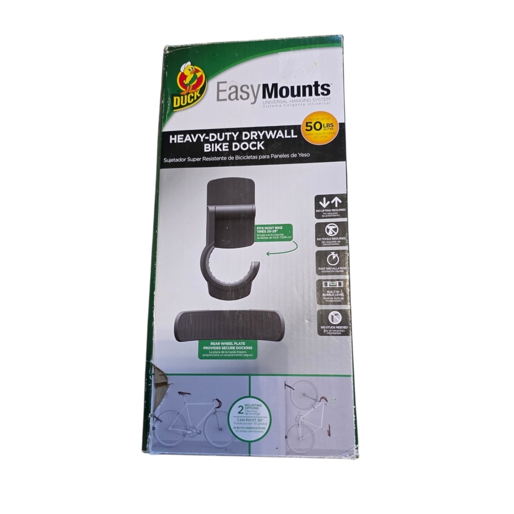 Duck EasyMounts Heavy-Duty Drywall Bike Dock